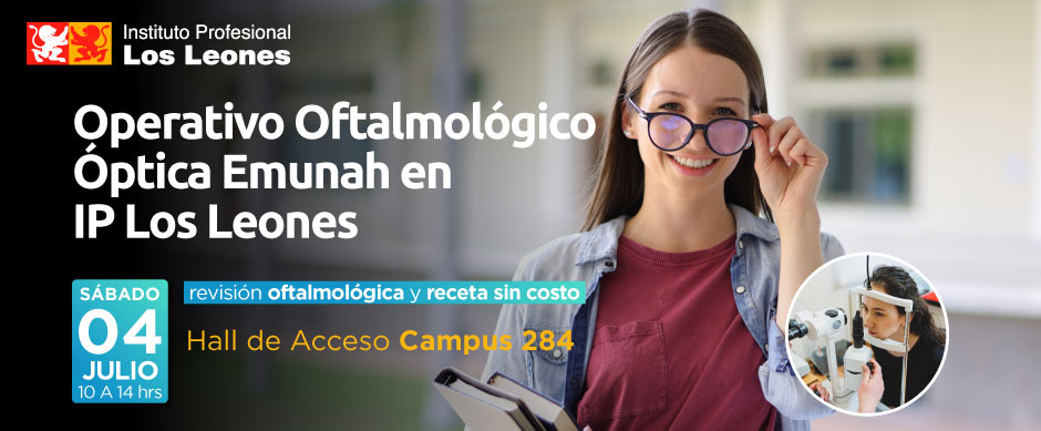 Operativo Oftalmológico Gratuito de Óptica Emunah llegará al Campus 284