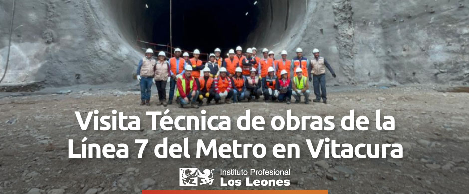 Visita técnica de obras de la Línea 7 del Metro en Vitacura